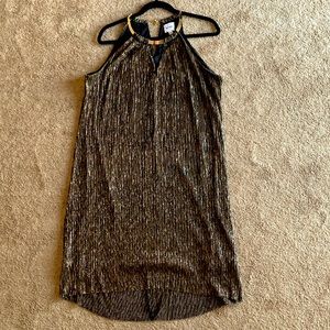 Ashley Graham Beyond Metallic Dress